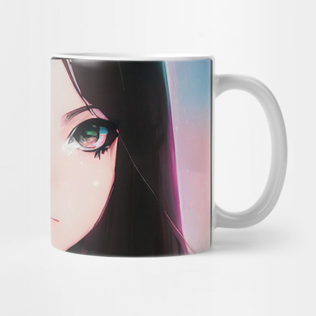 Whimsical Pastels: Step into the World of Otaku with Cute Anime Girl's Unique Style and Delightful Colors by ShyPixels Arts